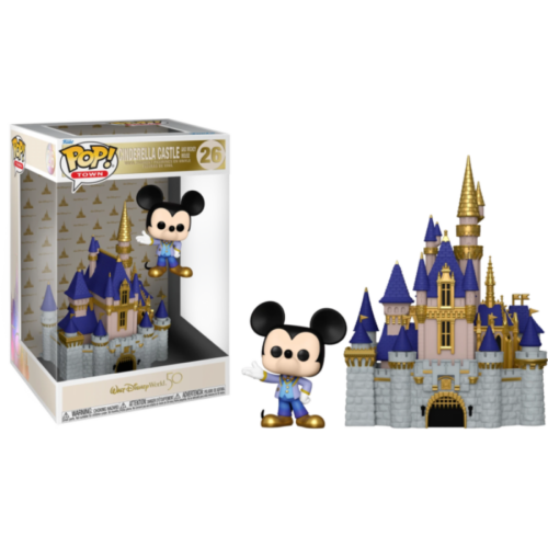 Funko POP! Town Walt Disney World 50 - Cinderella Castle and Mickey Mouse