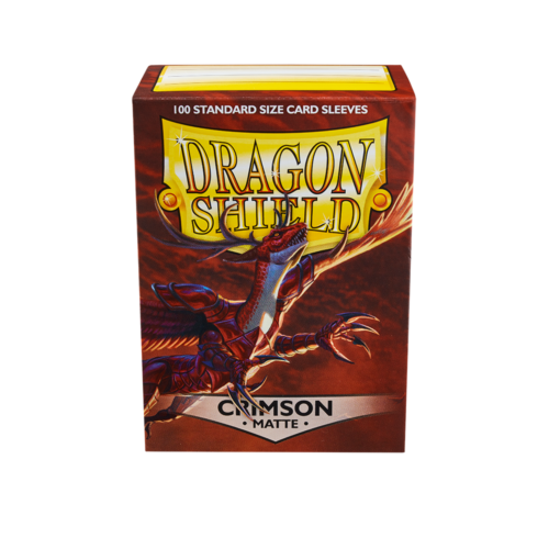 Dragon Shield kártyavédő (Matte Crimson)