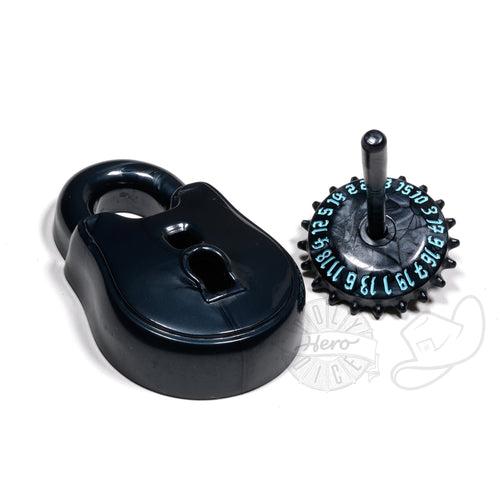 PolyHero Rogue d20 Lock and Pick Set (Cold Iron)