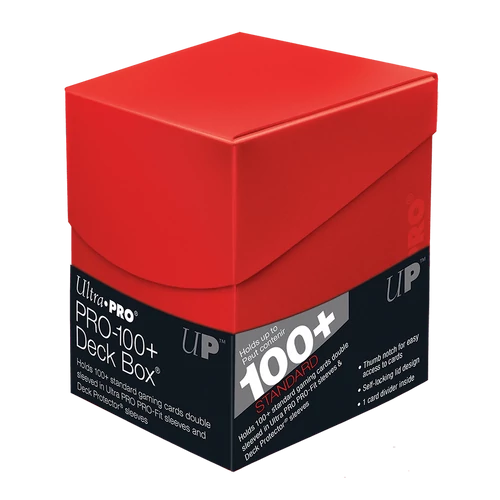 Ultra Pro Eclipse Pro 100+ Deck Box - Apple Red