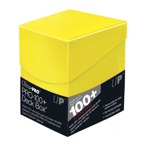 Ultra Pro Eclipse Pro 100+ Deck Box - Lemon Yellow