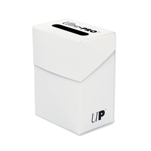 Ultra Pro Solid Deck Box - White