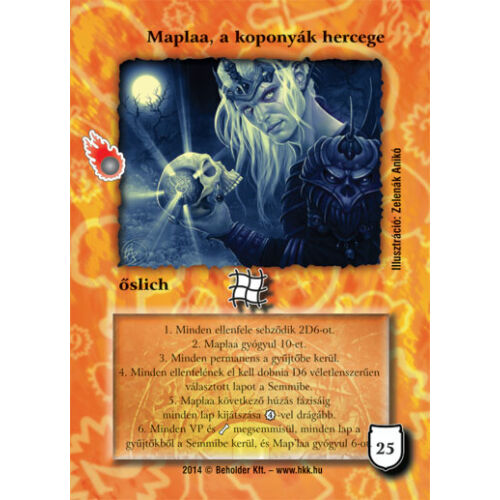 Maplaa, a koponyák hercege