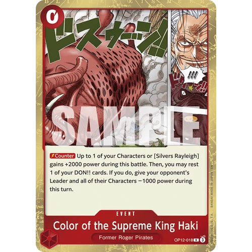 Color of the Supreme King Haki (OP12-018)