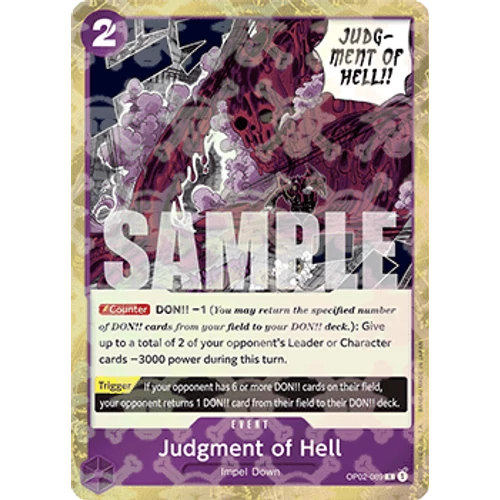 Judgment of Hell (OP02-089) Jolly Foil