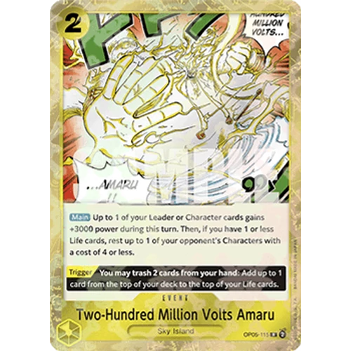 Two-Hundred Million Volts Amaru (OP05-115) Jolly Foil
