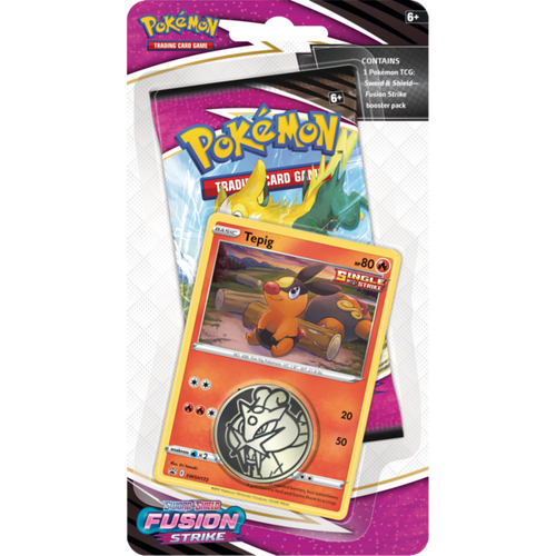 Fusion Strike Checklane Blister (Tepig)