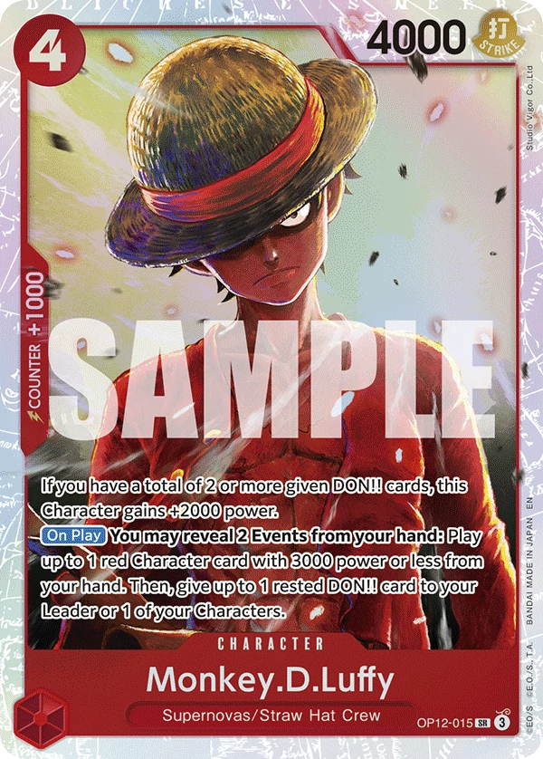 One Piece Card Game - Monkey.D.Luffy (OP12-015)